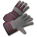 Split Leather Palm Glove w/4\