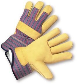 Fully Lined Grain Pigskin Leather Palm Glove w/Safety Cuff (HQI-WLGLG-5007)